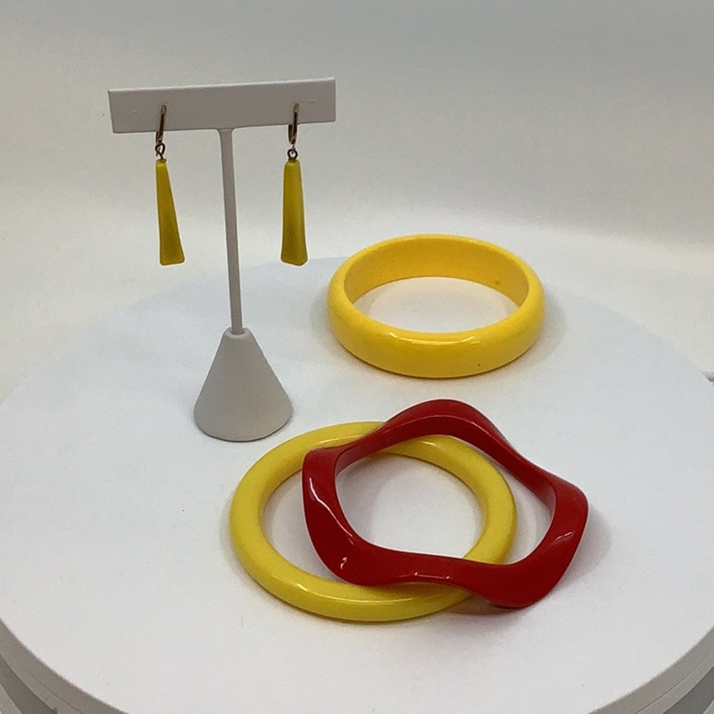 Vintage Clip On Earrings and bracelets